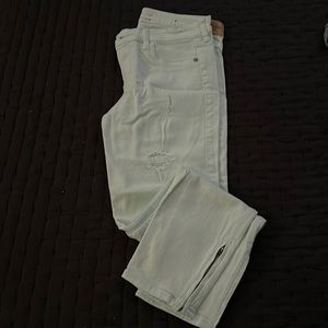 Sage green womens jeans
